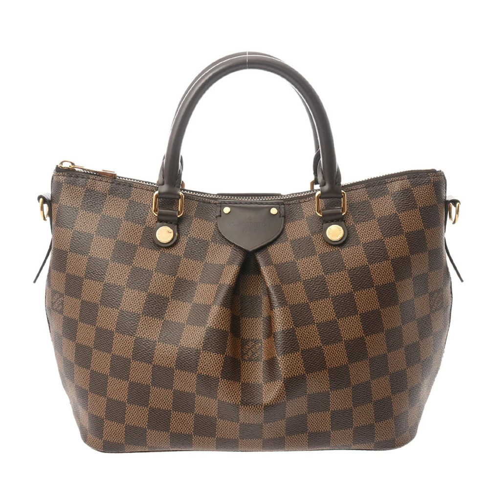 LOUIS VUITTON Damier Siena Brown Canvas Handbag